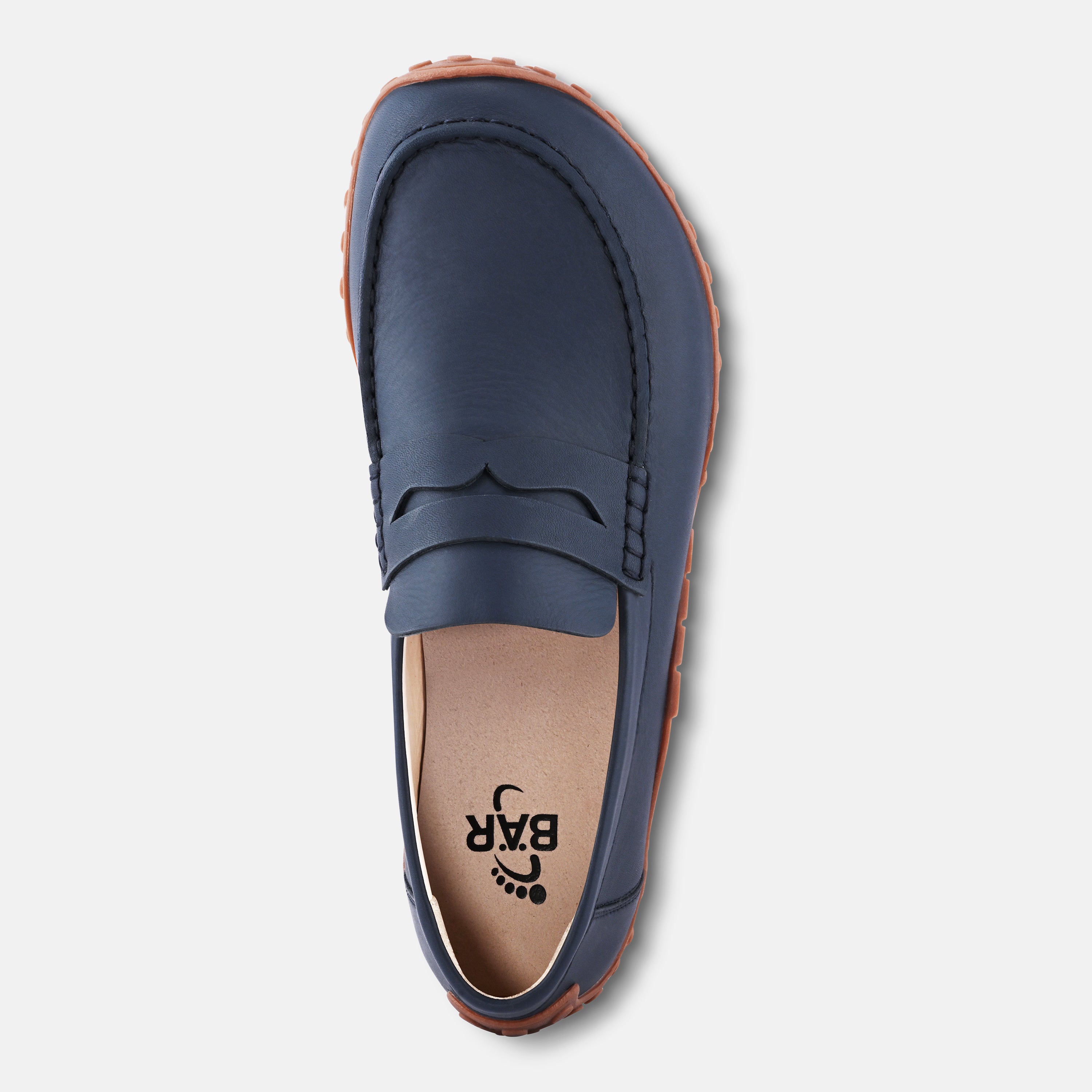 Men's Blue 100% toe freedom Shoes Baer