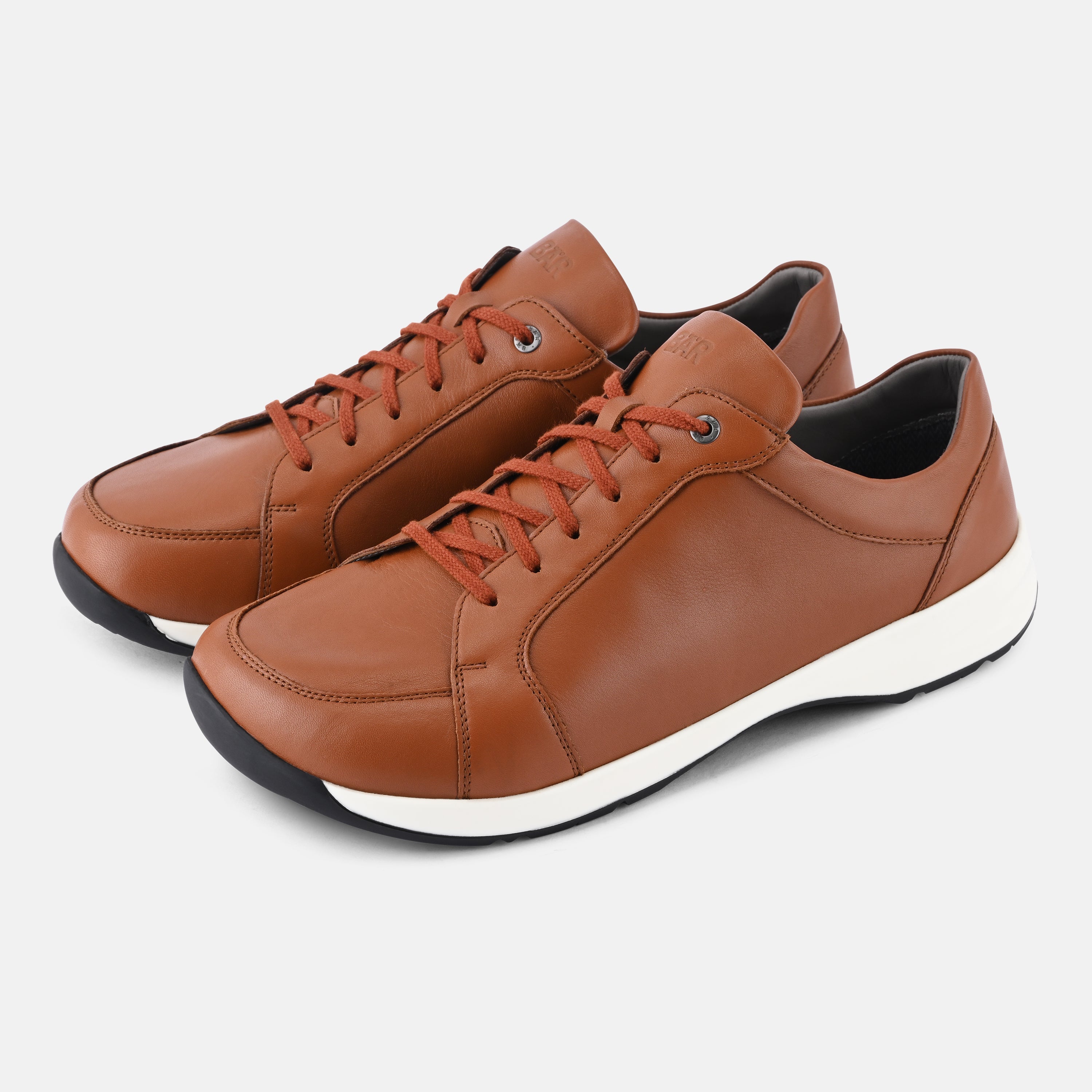 Men's Tan minimalist leather office Shoes Baer