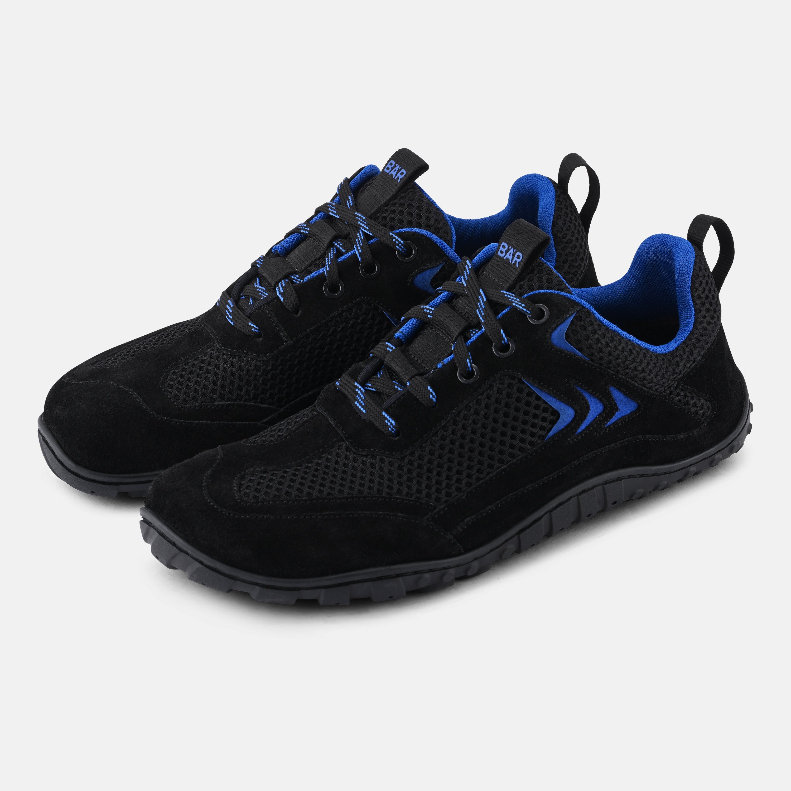 Men's Daylong Black mesh comfort sneakers Baer