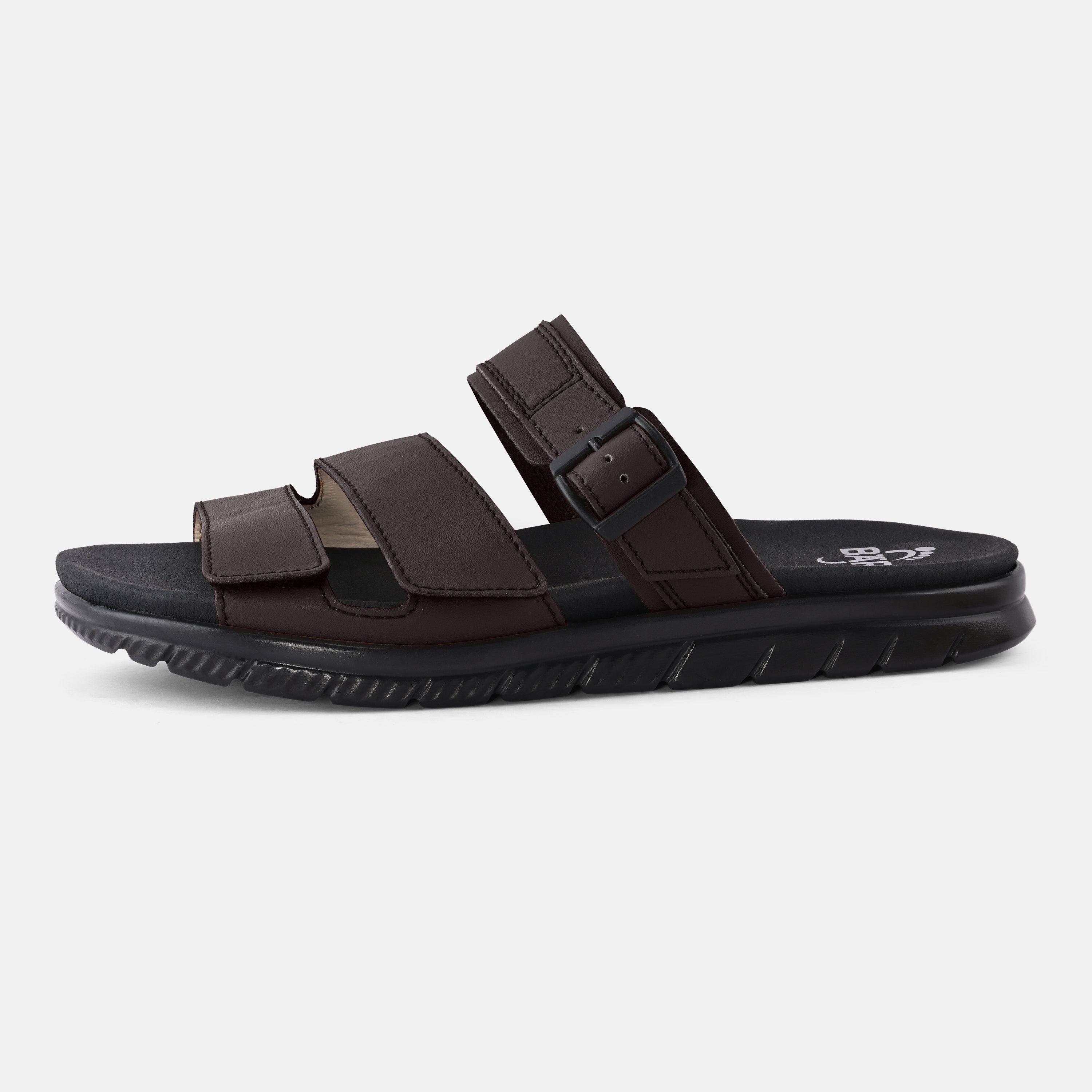 Men's Brown Wide fit walking sandals Baer