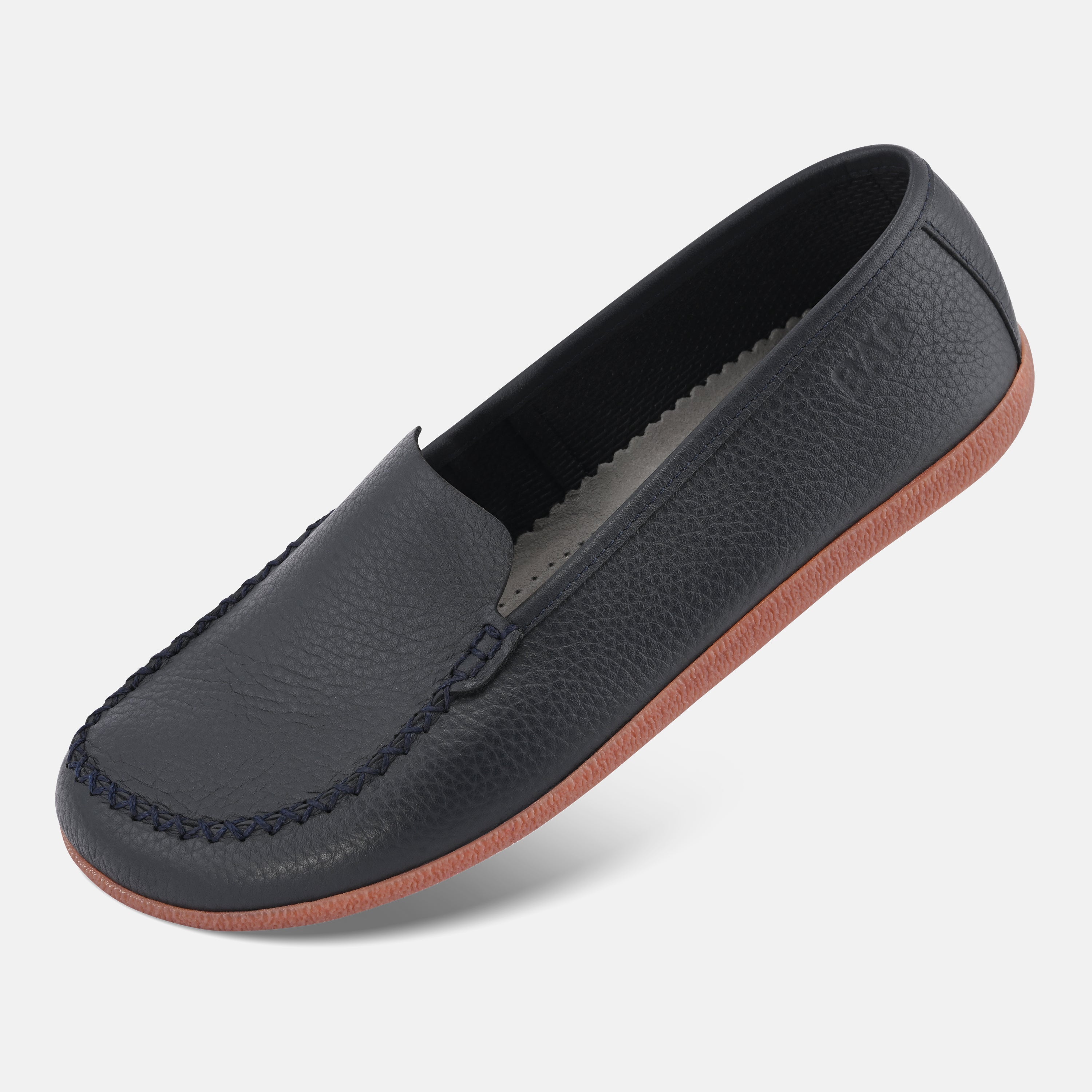 Women's Blue soft sole loafers Baer