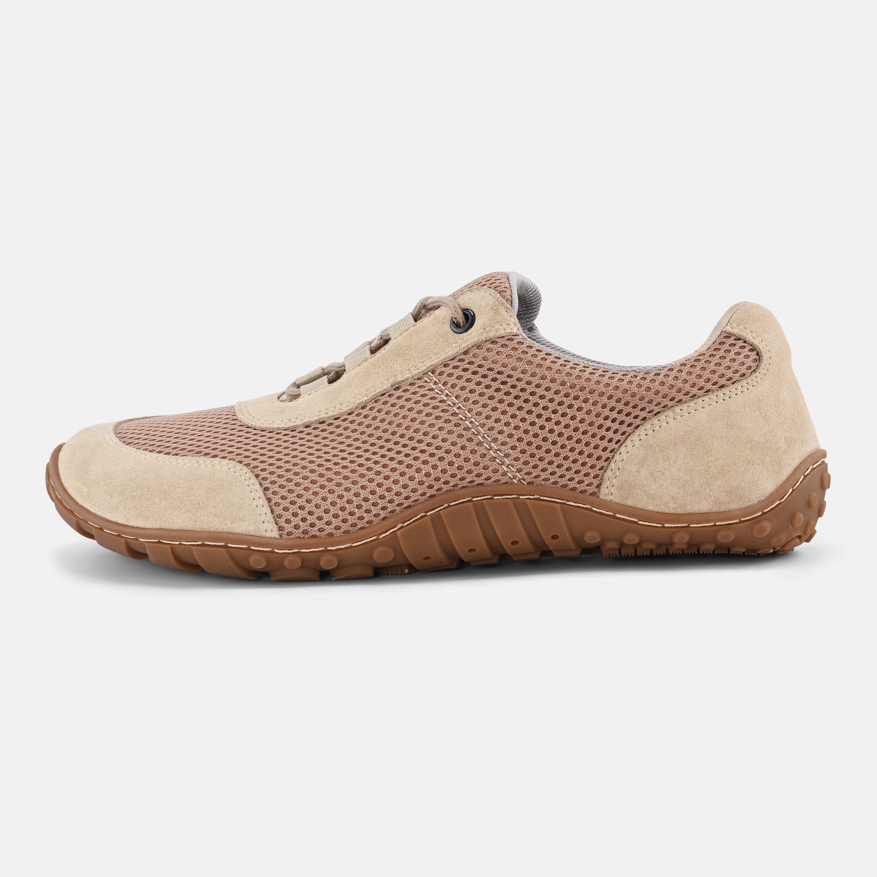 Women's Beige flexible sole shoes Baer
