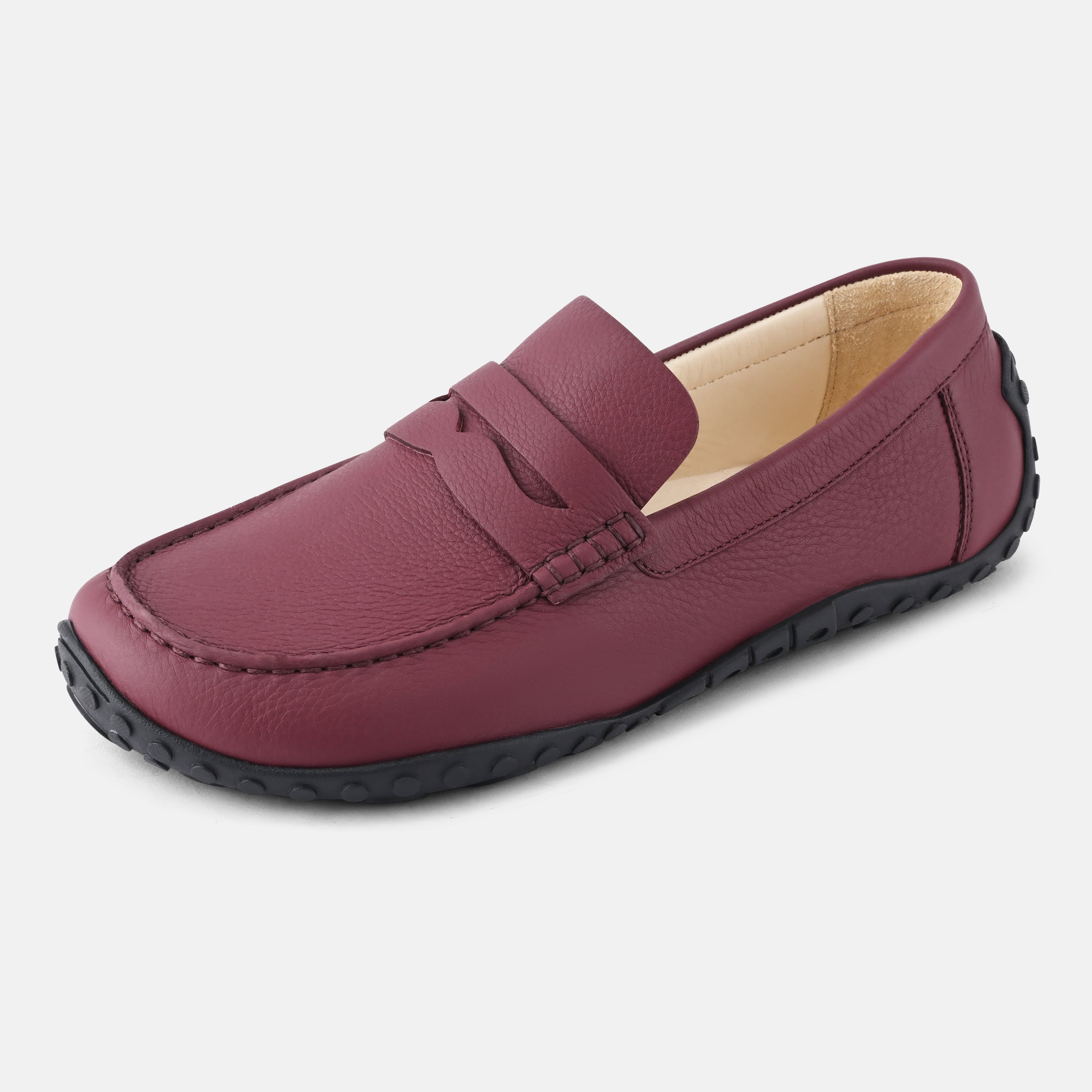 Men's Bordeux Premium leather driving shoes Baer