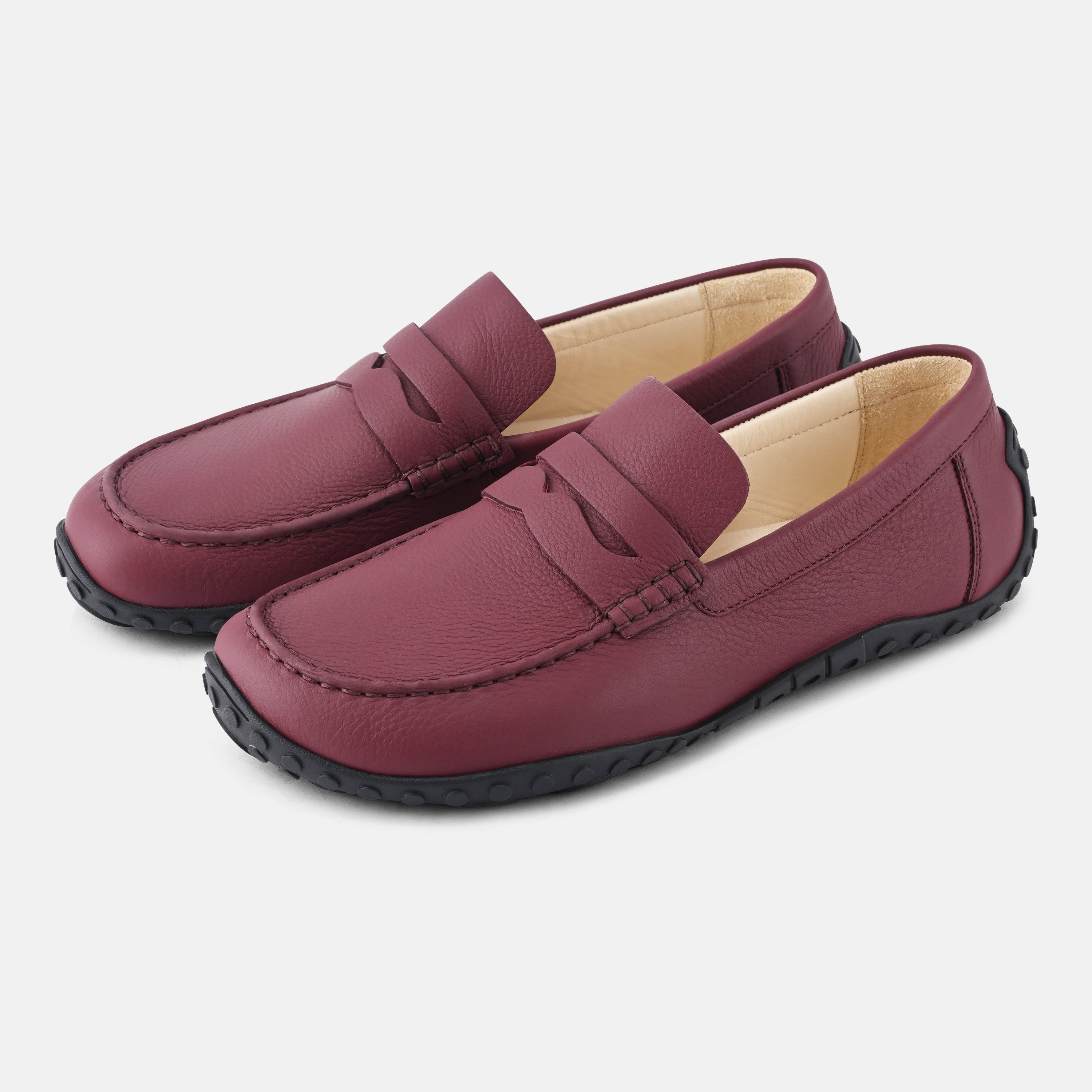 Men's Bordeux smart casual loafers Baer