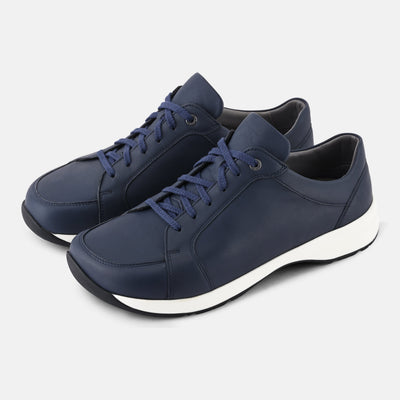 Men's Blue smart casual leather Shoes Baer