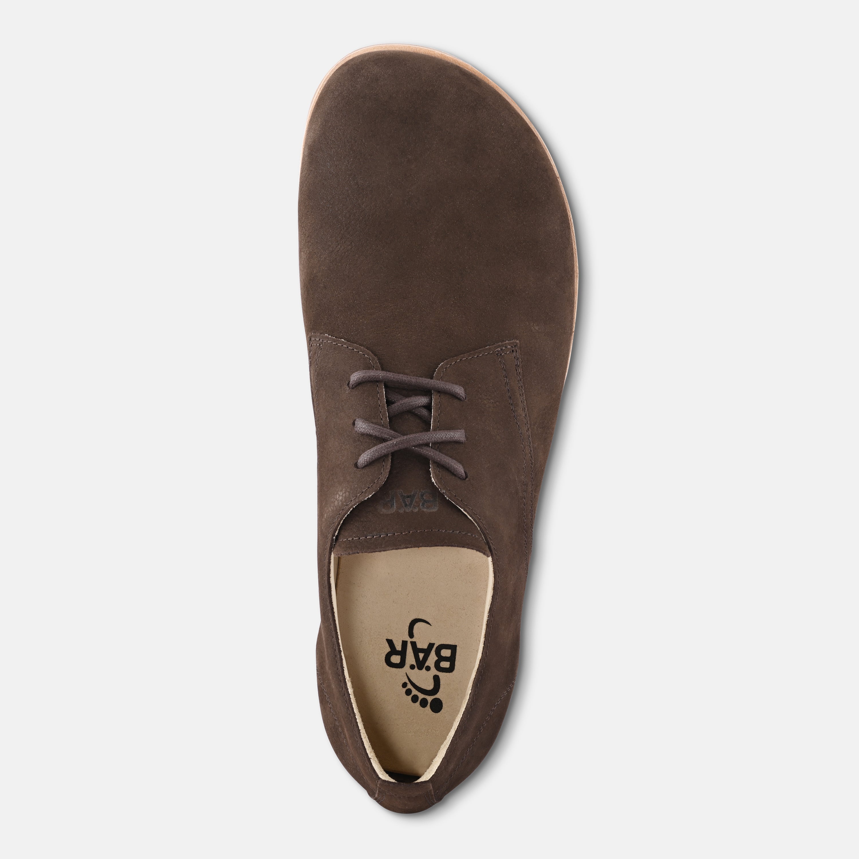 Men's Brown smart casual leather Shoes Baer