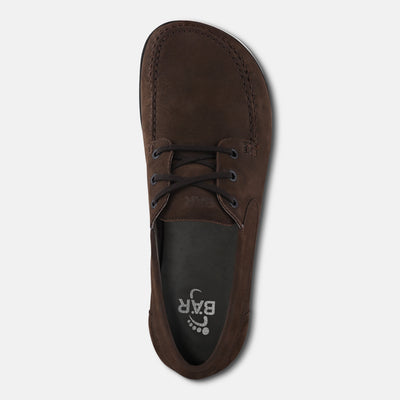 Men's Brown Daily wear leather Shoes Baer