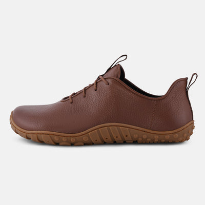 Men's Brown Minimal leather work shoes Baer