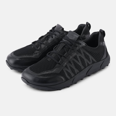 Men's Black 100% toe freedom Shoes Baer