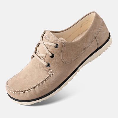 Men's Beige Sustainable leather footwear Baer