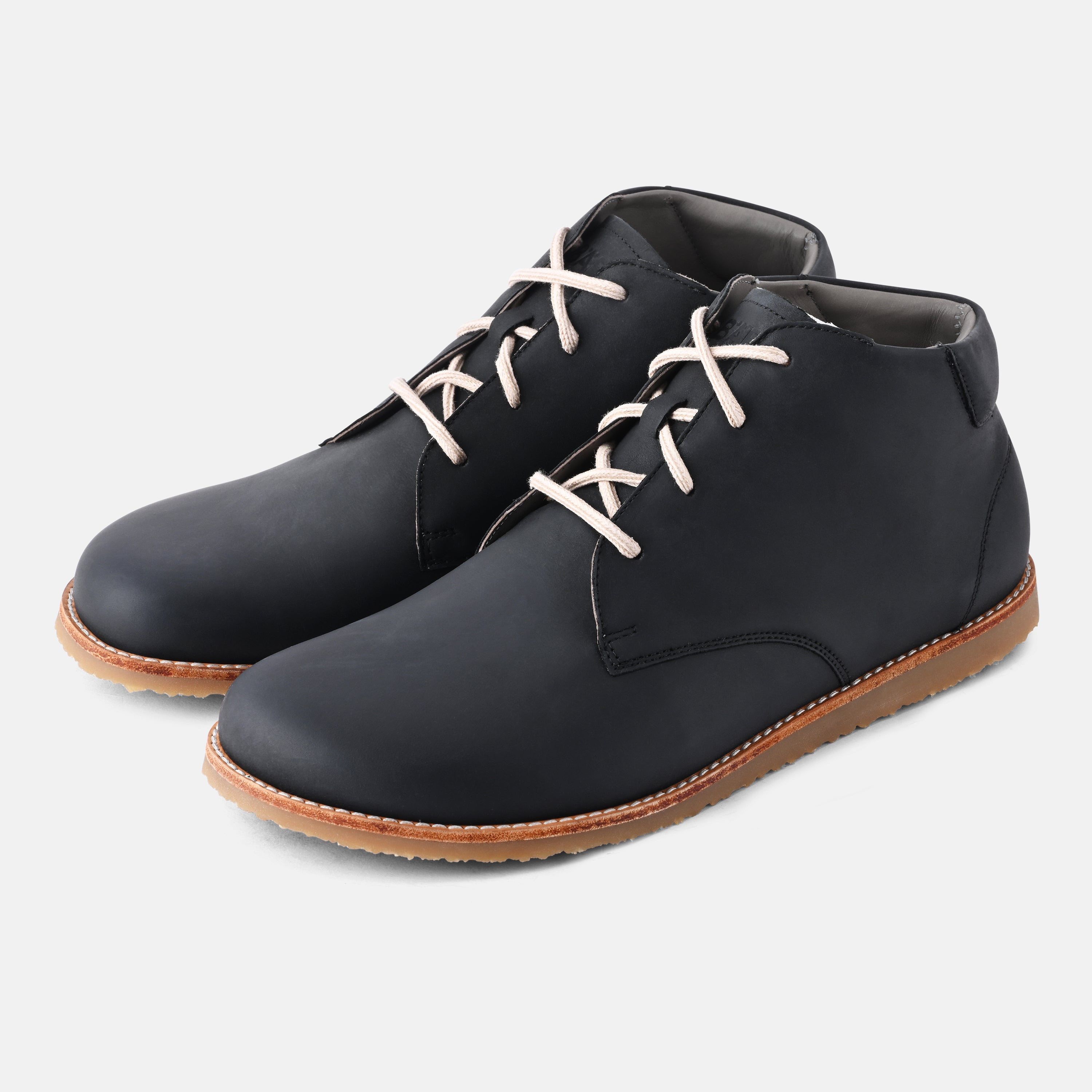 Men's Black luxury leather Shoes Baer