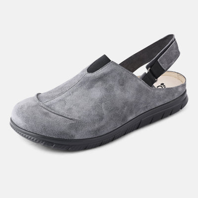 Men's Gray Soft suede travel footwear Baer