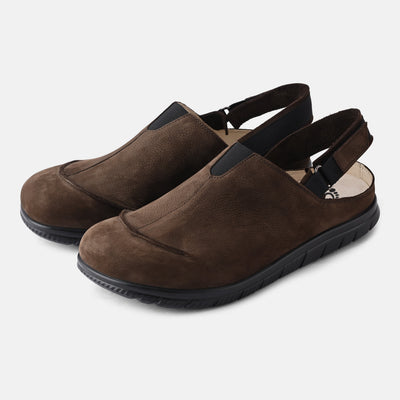 Men's Brown Wide front comfortable shoes Baer