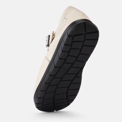 Men's White open toe lifestyle footwear Baer