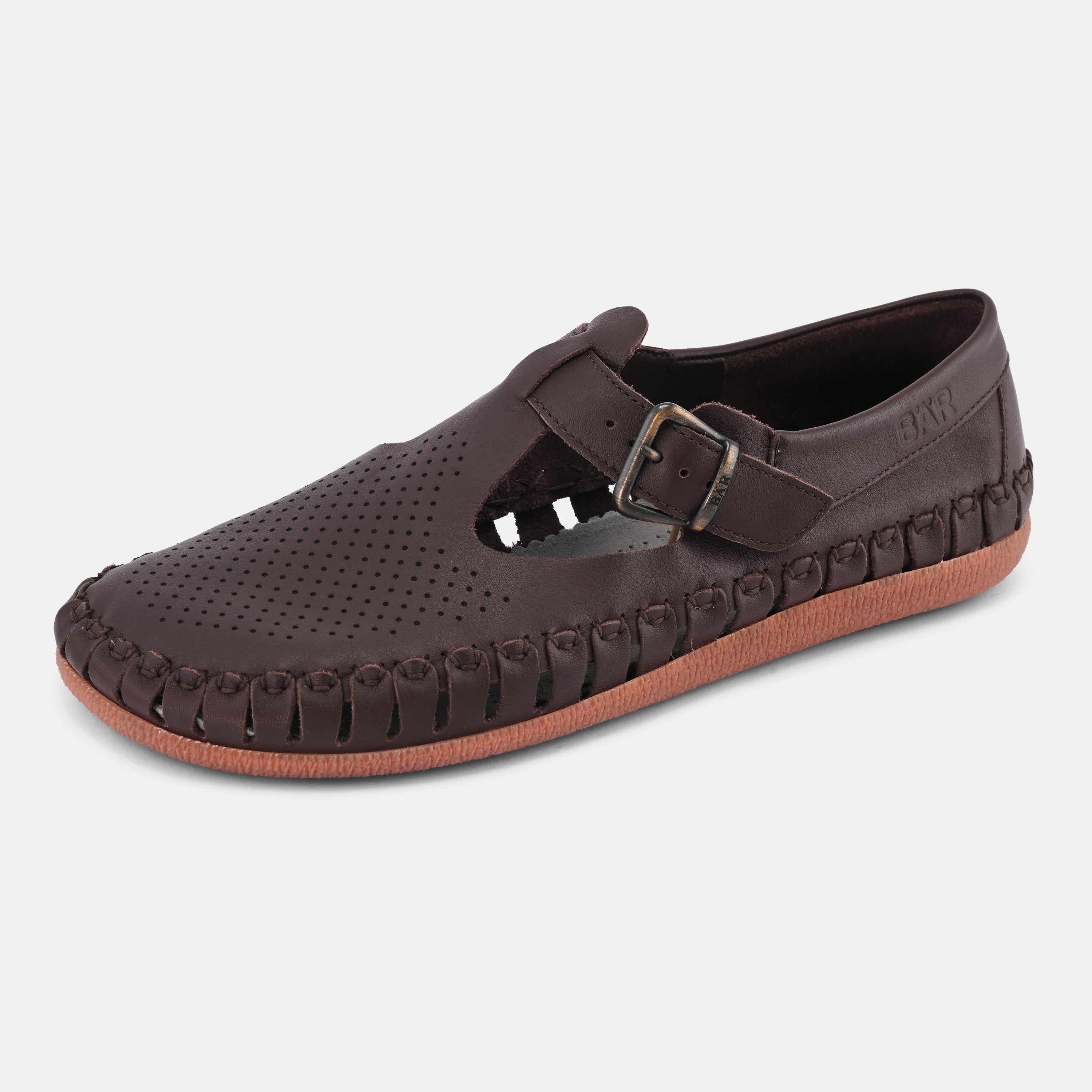 Men's Brown foot freedom sandals