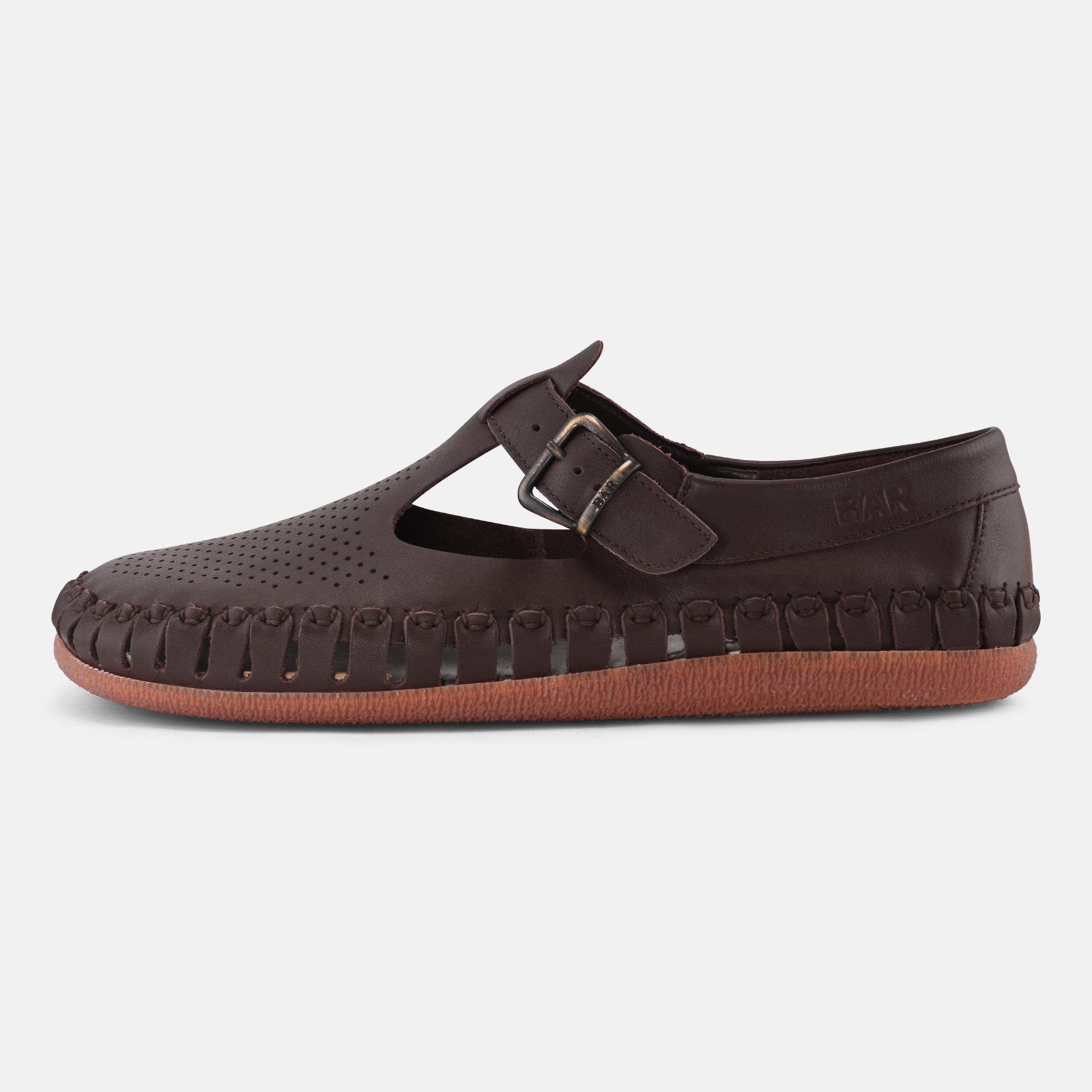 Men's Brown leather sandals Baer