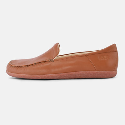 Women's Brown barefoot loafers