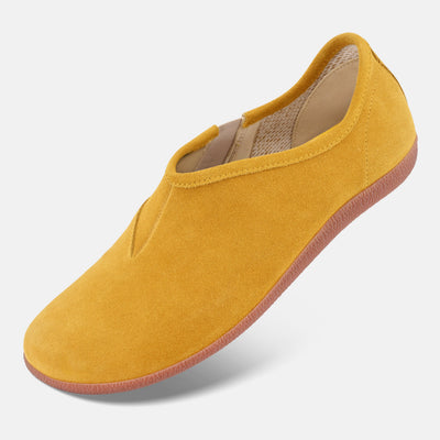 Women's Mustard Soft sole casual slip ons Baer