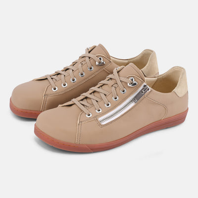 Women's Beige smart casual leather office shoes Baer