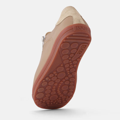 Women's Beige flexible sole smart casual  shoes Baer