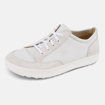 White Women Wide Fit Casual Sneakers Baer