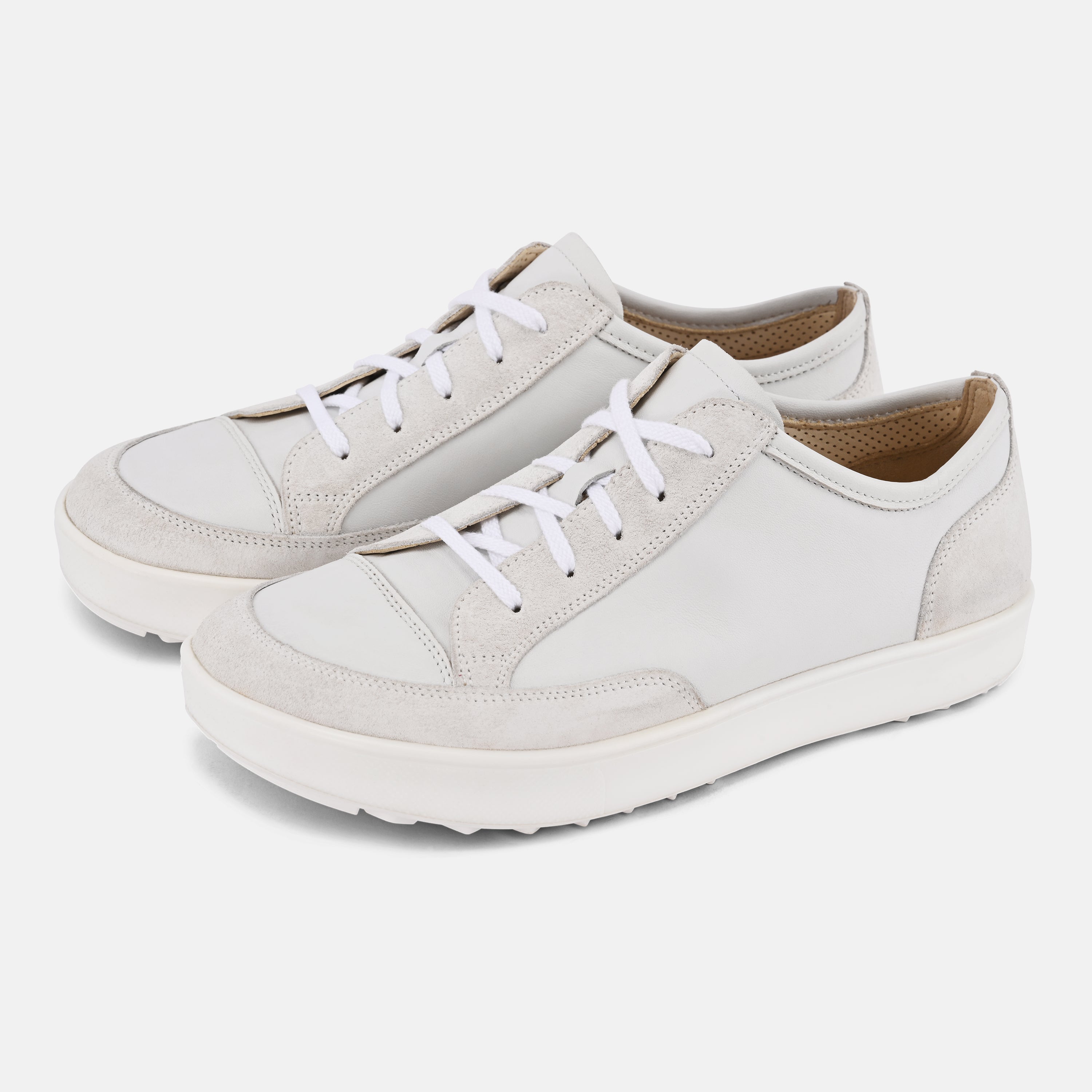 White Women Classic Everyday Lace Ups Shoes Baer