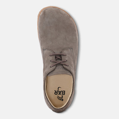 Dusty Brown Women Barefoot Leather Shoes Baer