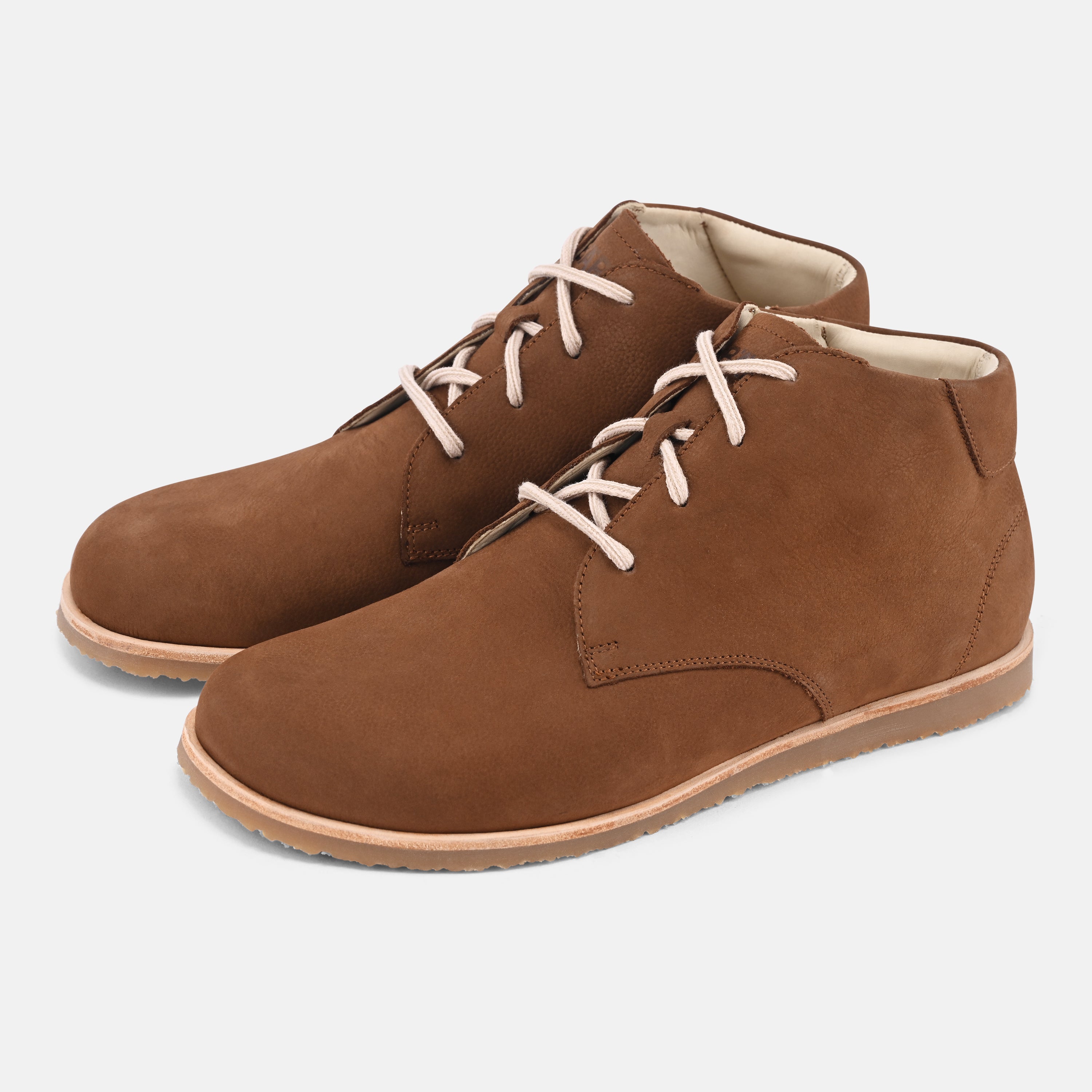 Brown Women Minimalist Lace Up Footwear Baer