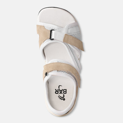 Women's Beige foot shaped sandals Baer