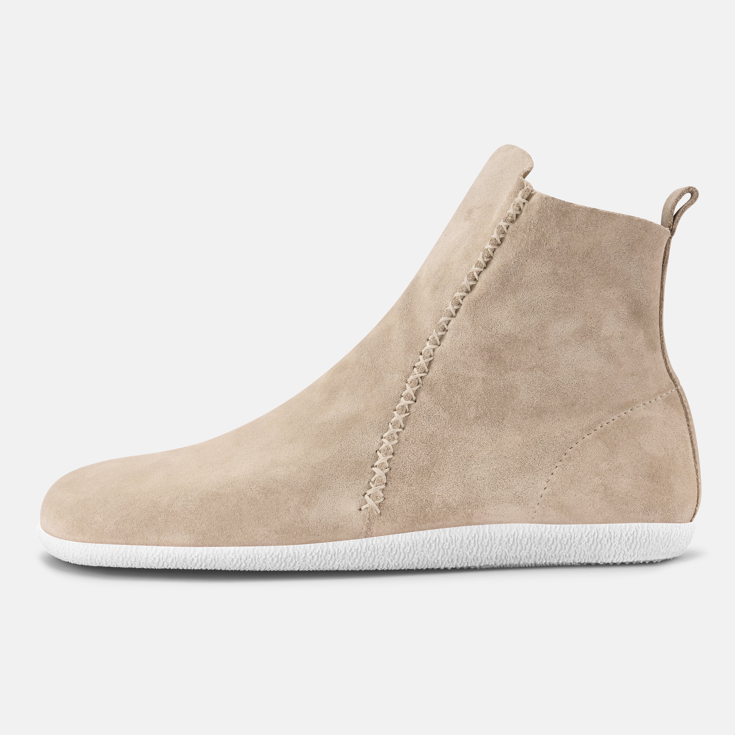 Beige Women Leather Lifestyle Boots Baer
