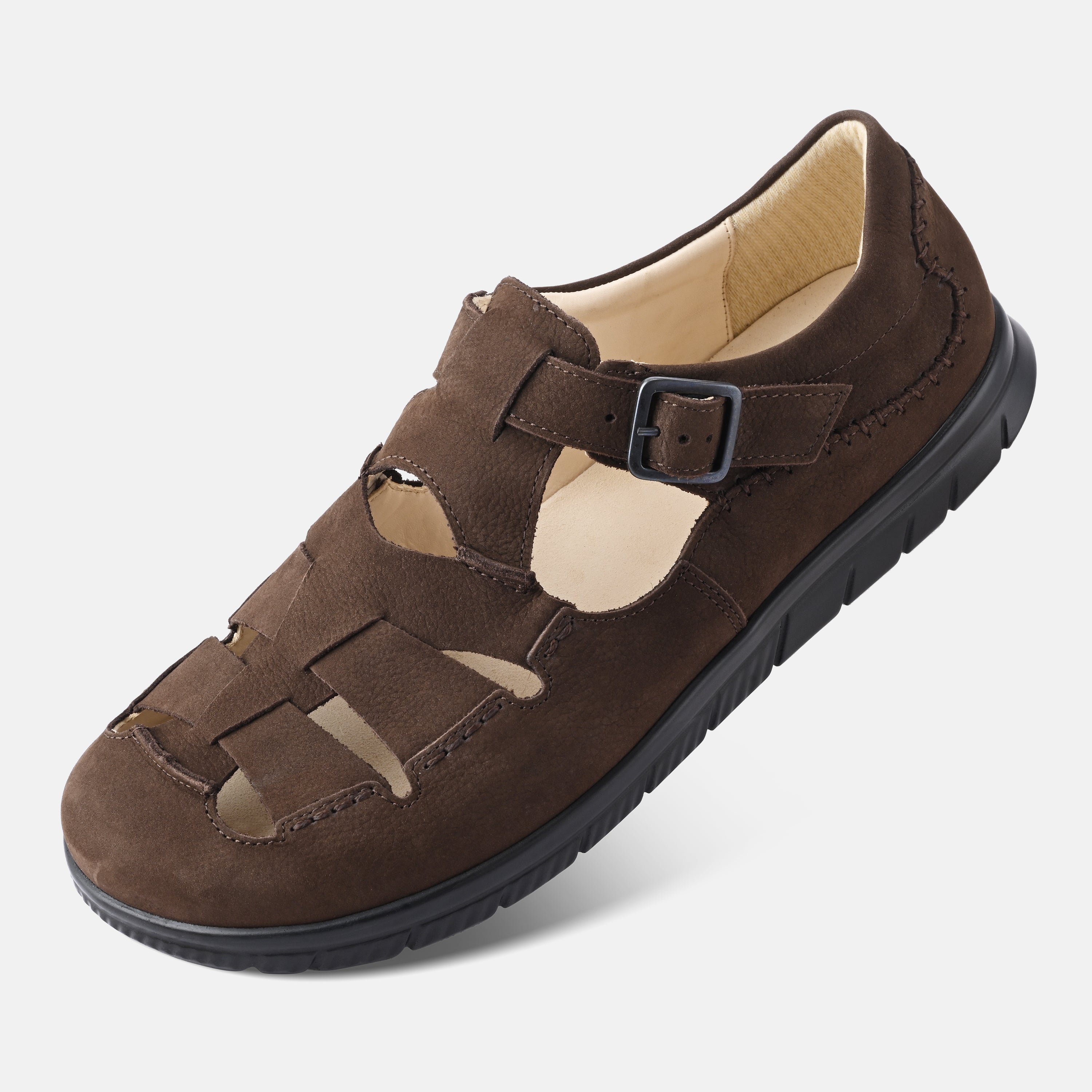 Men's  Brown casual office sandals Baer