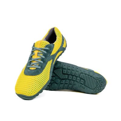 NeXGen Yellow & Green sporty barefoot shoes Baer