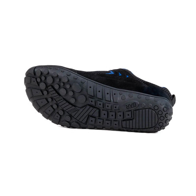 Black shoe sole on a white background