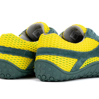 NeXGen Yellow & Green casual mesh walking shoes Baer
