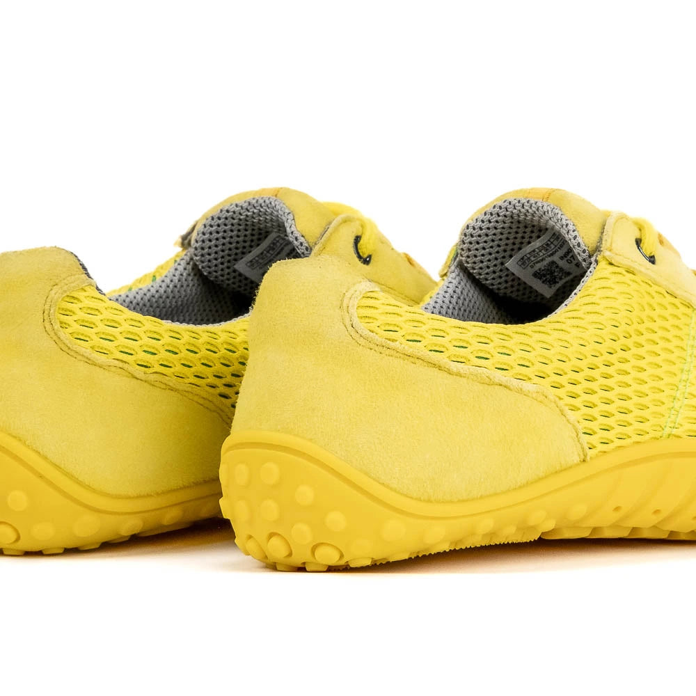 Comfy Barfuß Yellow minimalist mesh sneakers Baer