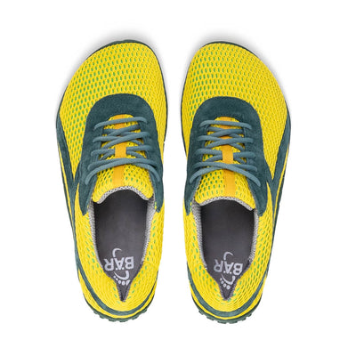 NeXGen Yellow & Green wide toe box sneakers Baer