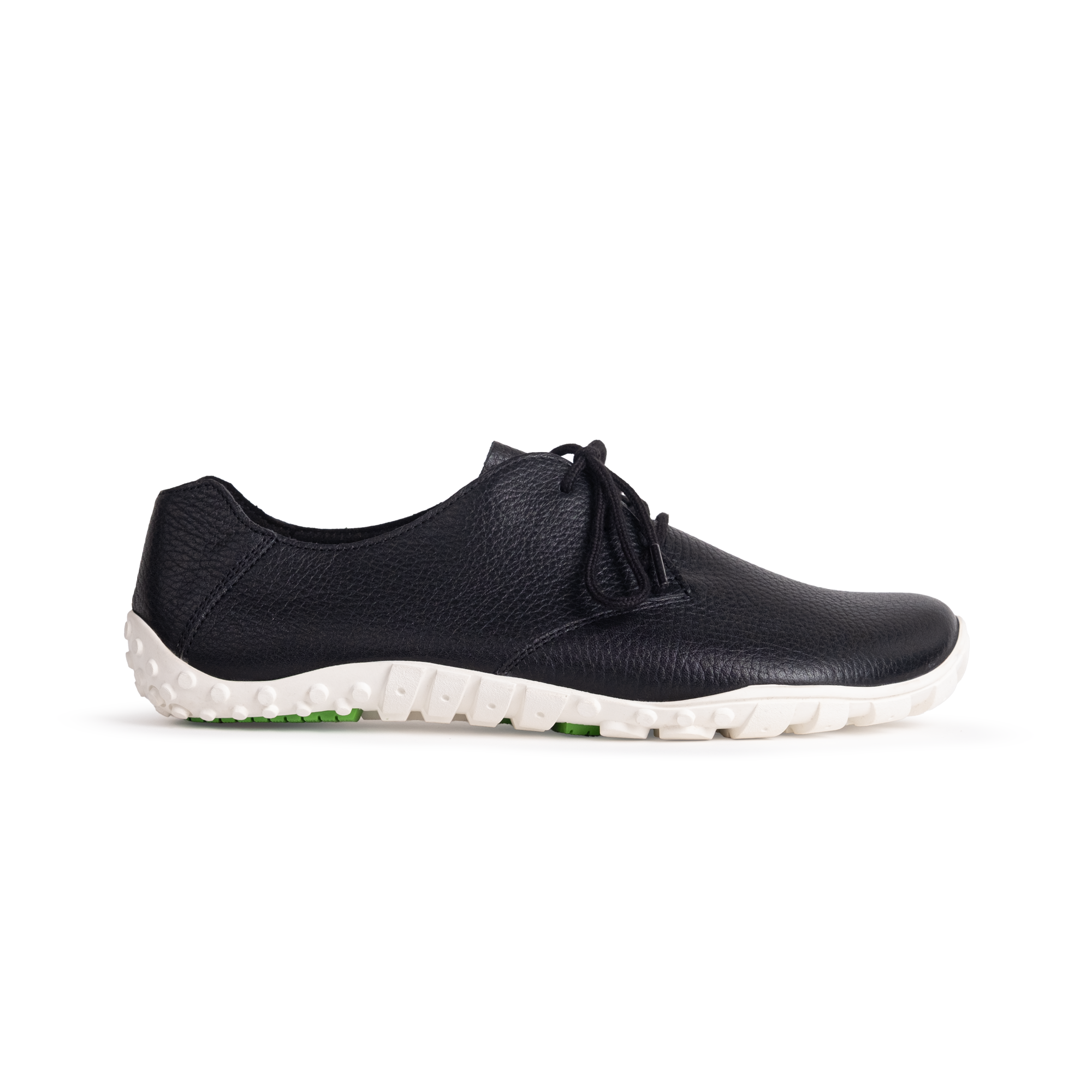 URBN Leder Exekutive - Black & White (Vibram Sole) Baer India