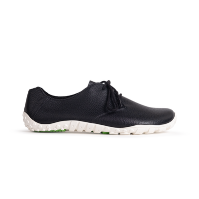 URBN Leder Exekutive - Black & White (Vibram Sole) Baer India
