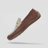 flexible sole leather loafer Baer