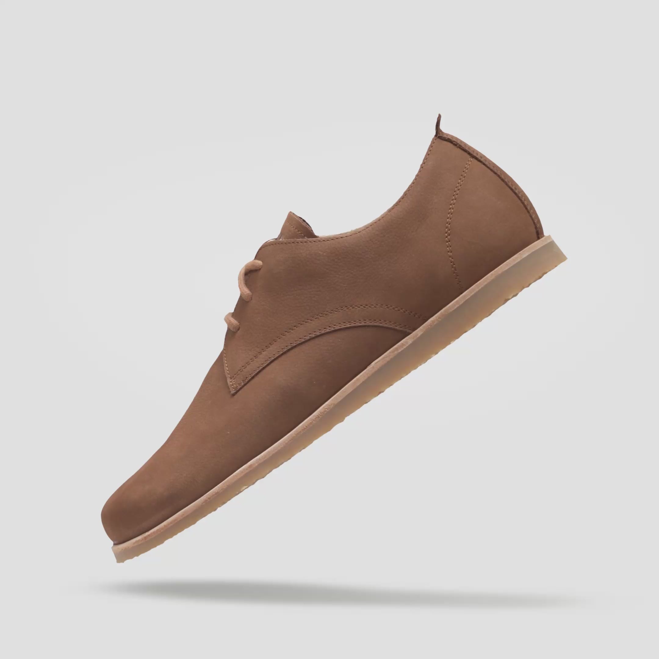 Load video: zero drop leather casual shoes Baer