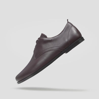 Mens Brown foot shaped office shoes Baer