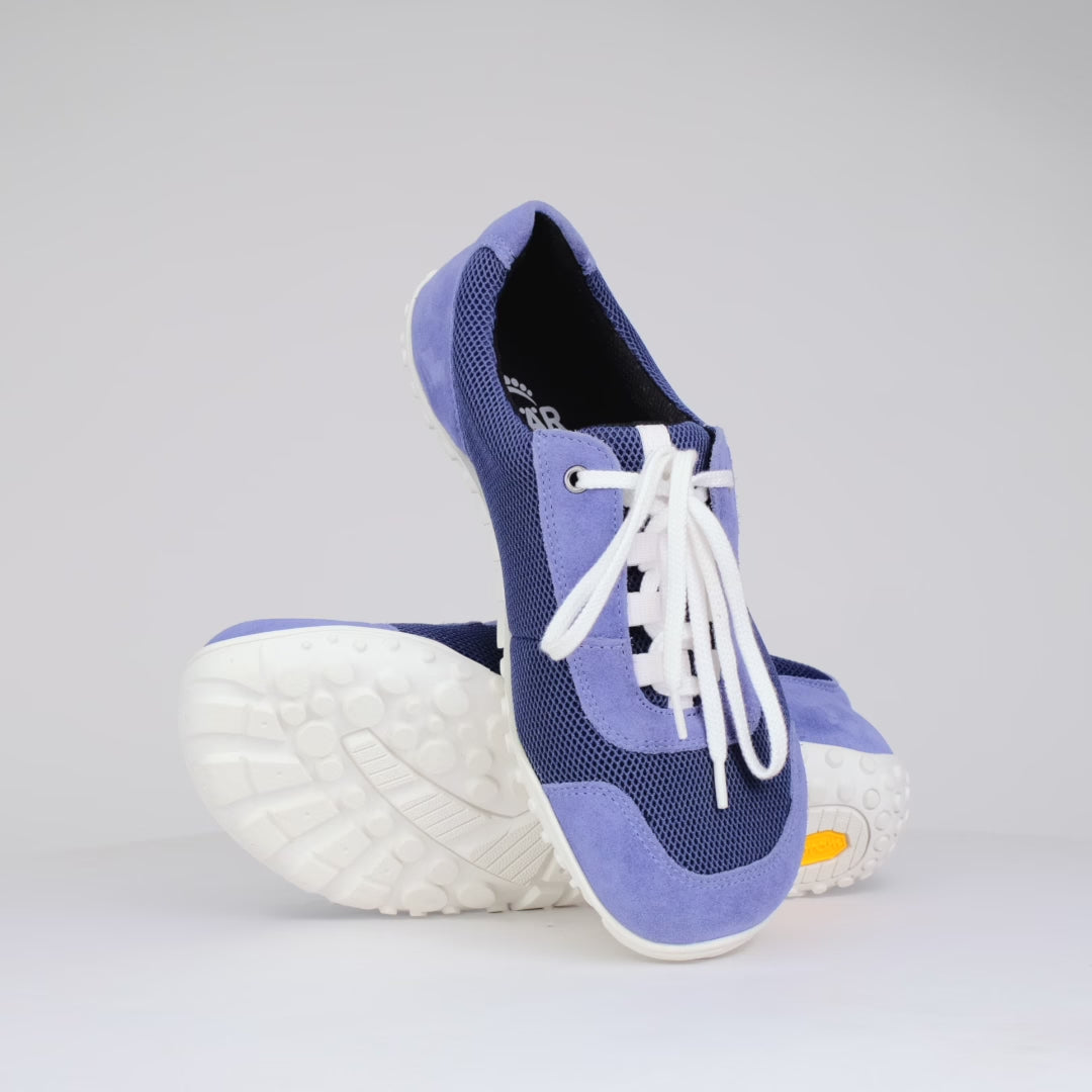 Load video: Comfy Barfuß - Blue (Vibram Sole)