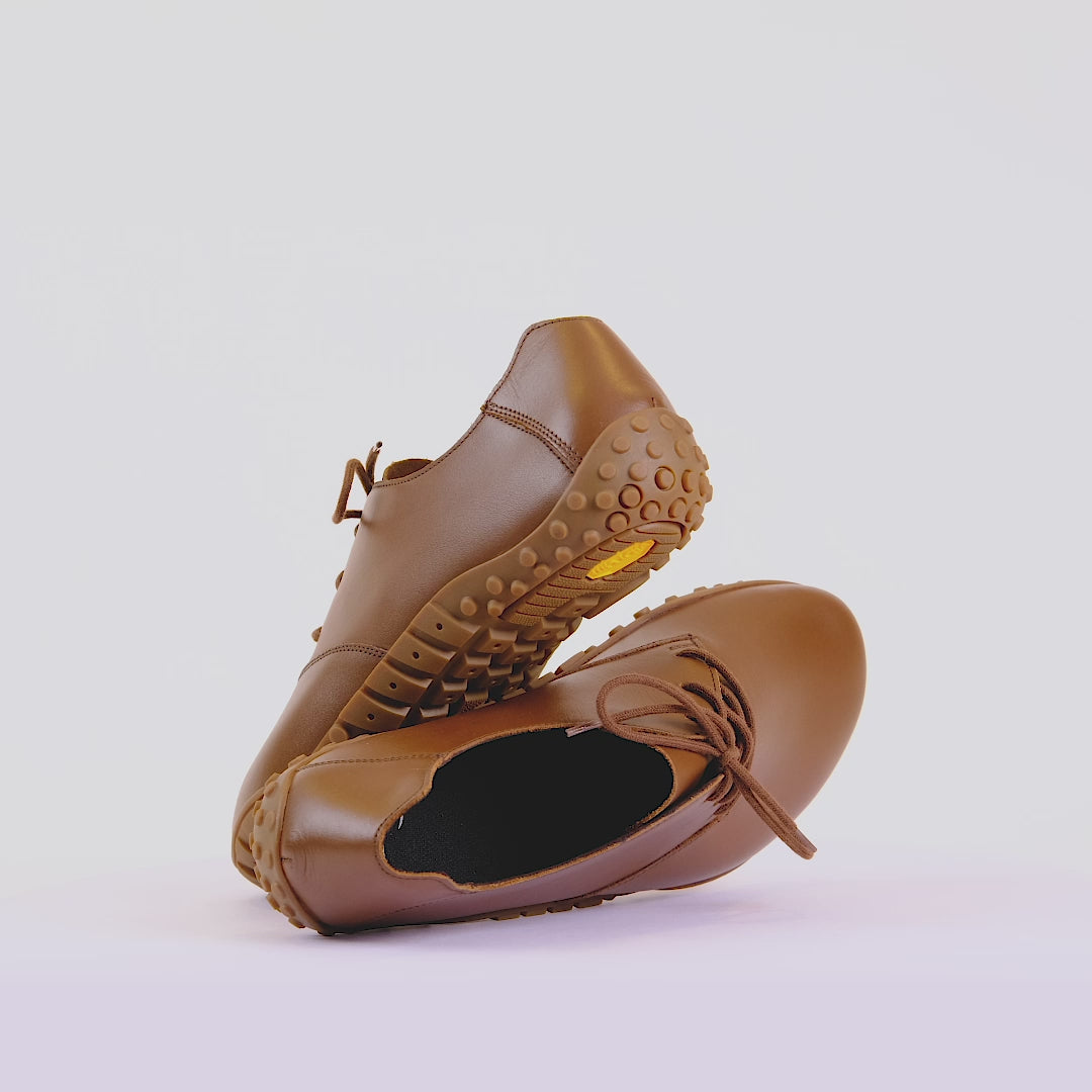 Load video: URBN Leder Exekutive - Light Brown (Vibram Sole)